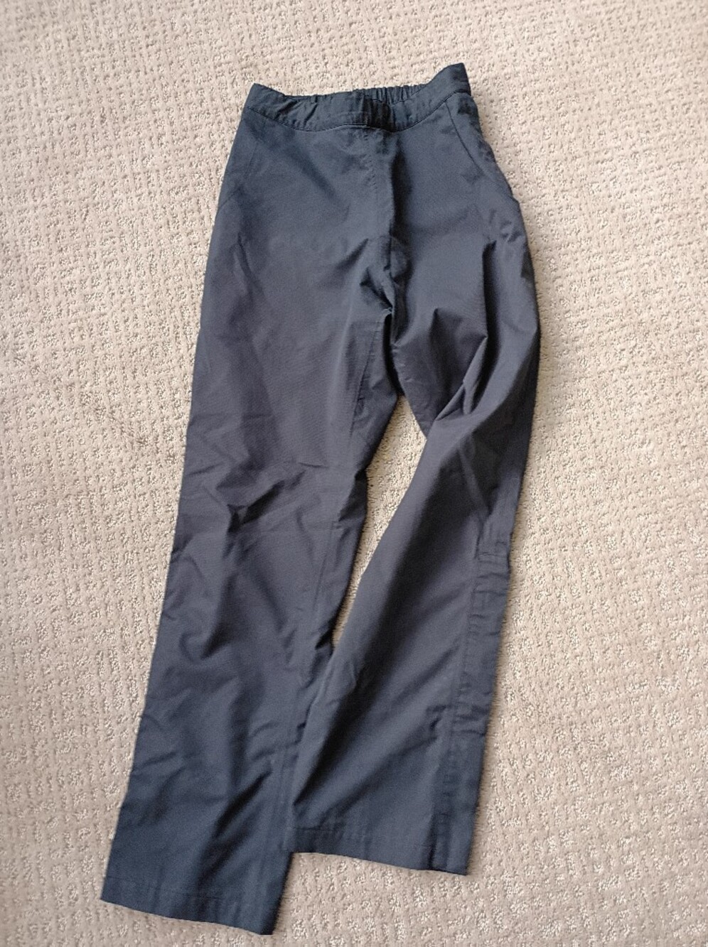 Footjoy Dryjoys rain pants women's black small adjustable waist zippered ankles